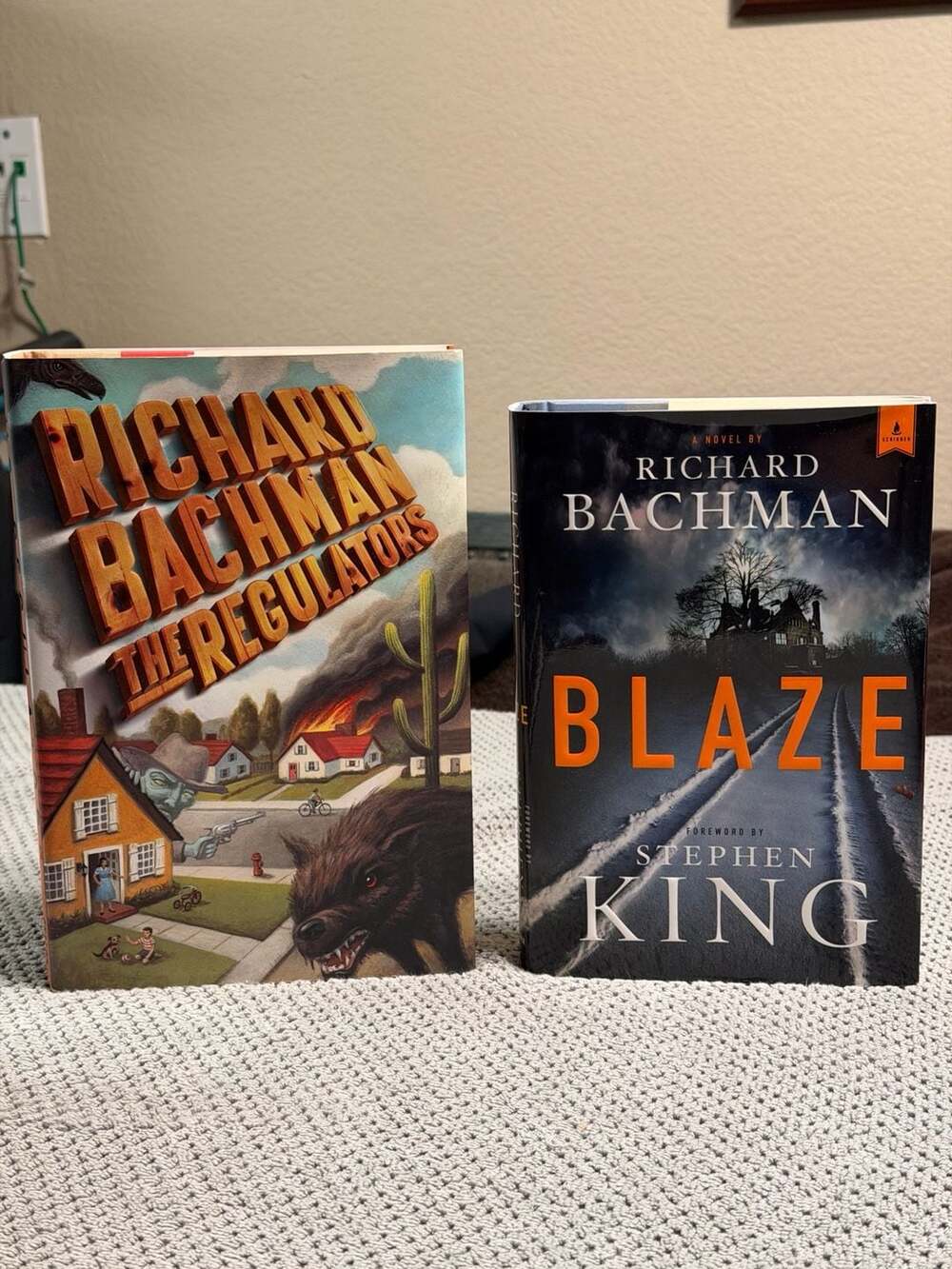 Richard Bachman Stephen King Bundle The Regulators & Blaze Hardcover 1st Edition